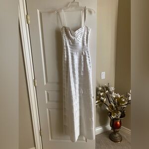 BCBG Maxazria White Gown